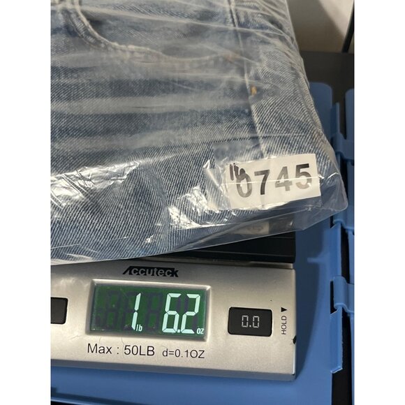 AGOLDE Cherie High Rise Straight Leg Light Wash Jeans size 25 - Picture 15 of 15